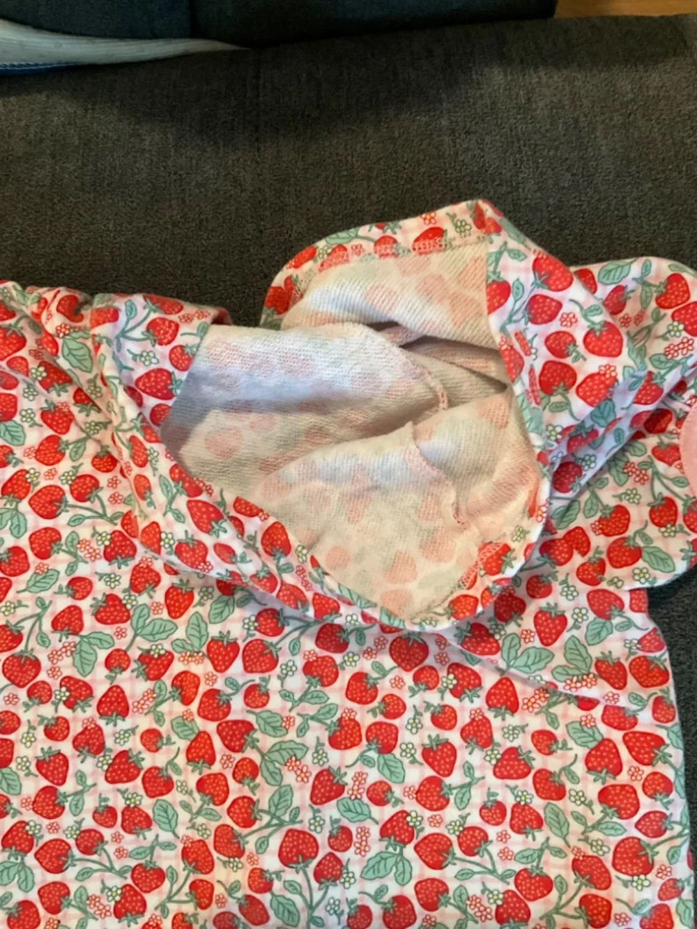 EUC Juicy Couture Strawberry Print Matching Short Set Size 6X